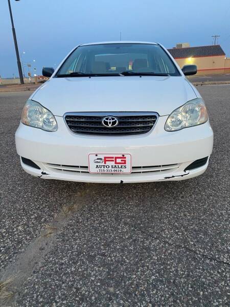 2006 Toyota Corolla for sale at F G Auto Sales in Osseo WI
