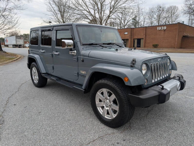 2015 Jeep Wrangler Unlimited for sale at United Luxury Motors in Stone Mountain GA