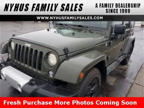 2015 Jeep Wrangler Unlimited for sale at Nyhus Family Sales in Perham MN