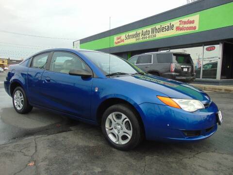 2005 Saturn Ion for sale at Schroeder Auto Wholesale in Medford OR