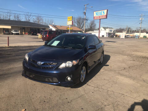 2012 Toyota Corolla for sale at Neals Auto Sales in Louisville KY