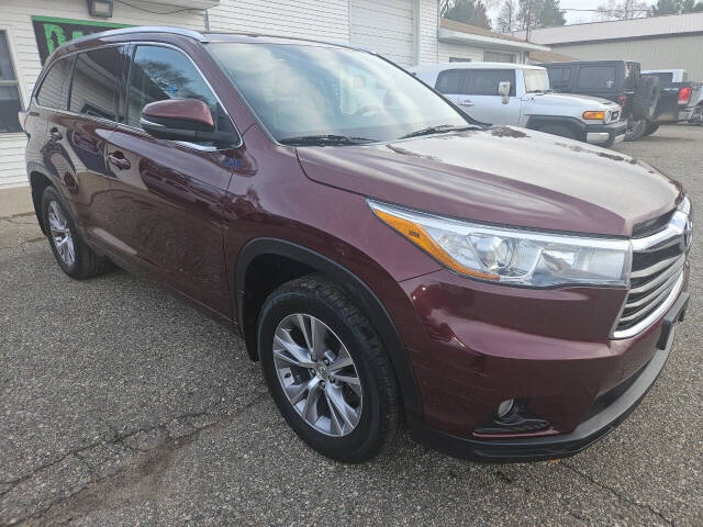 2015 Toyota Highlander for sale at DANGO AUTO SALES in HOWARD CITY, MI