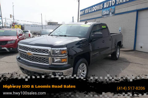 2015 Chevrolet Silverado 1500 for sale at Highway 100 & Loomis Road Sales in Franklin WI