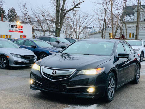 2015 Acura TLX for sale at Tonny's Auto Sales Inc. in Brockton MA