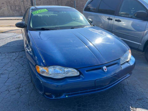 2003 Chevrolet Monte Carlo for sale at JORDAN AUTO SALES in Youngstown OH