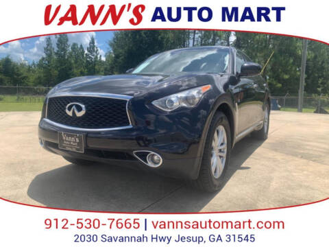 2017 Infiniti QX70 for sale at VANN'S AUTO MART in Jesup GA