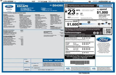 2017 Ford Escape Titanium