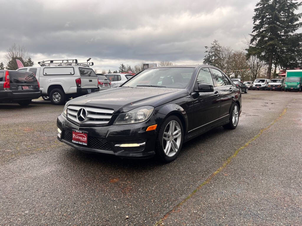 2013 Mercedes-Benz C-Class for sale at PLATINUM AUTO SALES INC in Lacey, WA