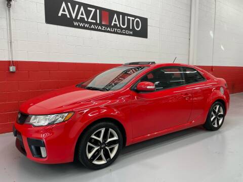 2010 Kia Forte Koup for sale at AVAZI AUTO GROUP LLC in Gaithersburg MD