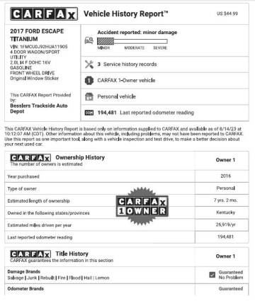 2017 Ford Escape Titanium
