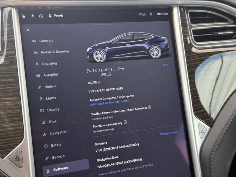 2015 Tesla Model S 85