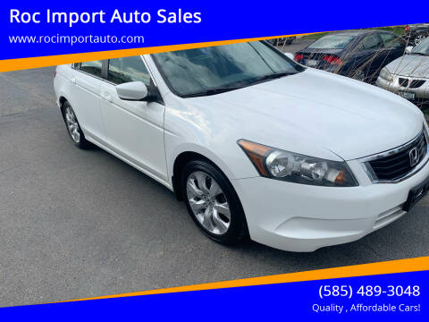 2009 Honda Accord for sale at Roc Import Auto Sales in Rochester NY