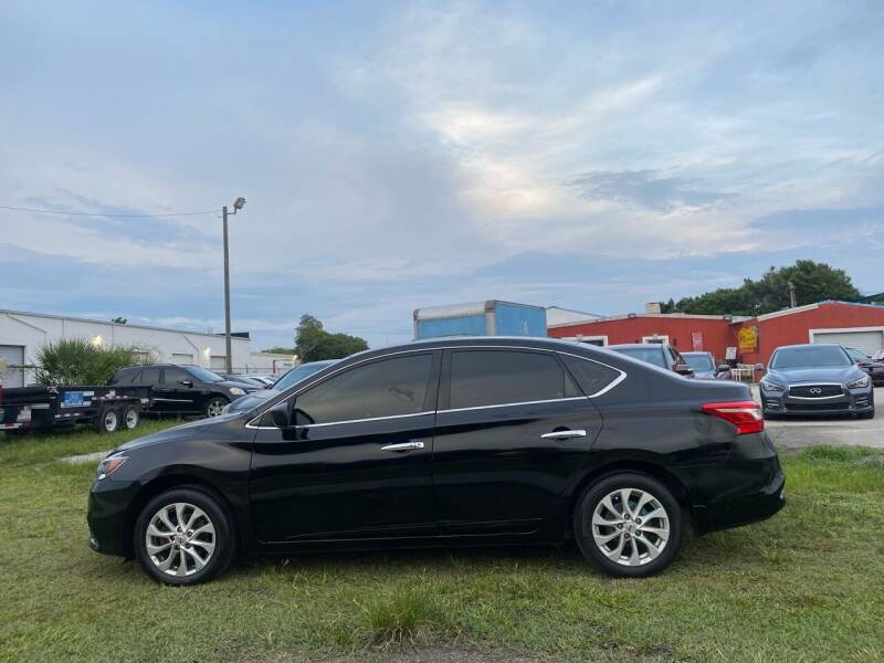 2018 Nissan Sentra for sale at ONYX AUTOMOTIVE, LLC in Largo FL