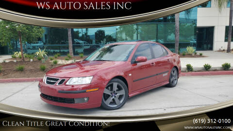 2006 Saab 9-3 for sale at WS AUTO SALES INC in El Cajon CA
