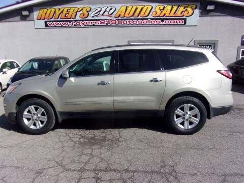 2013 Chevrolet Traverse for sale at ROYERS 219 AUTO SALES in Dubois PA