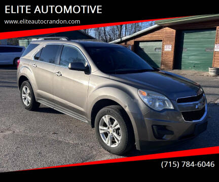 2011 Chevrolet Equinox for sale at ELITE AUTOMOTIVE in Crandon WI