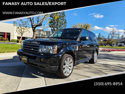 2008 Land Rover Range Rover Sport for sale at FANASY AUTO SALES/EXPORT in Yorba Linda CA