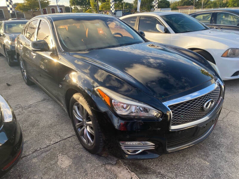 2015 Infiniti Q70 for sale at America Auto Wholesale Inc in Miami FL