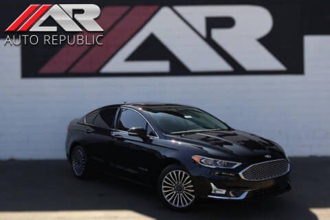 2019 Ford Fusion Hybrid for sale at Auto Republic Fullerton in Fullerton CA