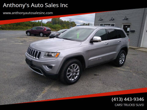 2015 Jeep Grand Cherokee for sale at Anthony's Auto Sales Inc in Pittsfield MA