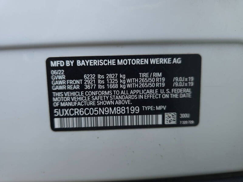 2022 BMW X5 xDrive40i