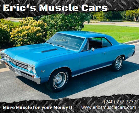 1967 Chevrolet Chevelle for sale at Eric's Muscle Cars in Clarksburg MD