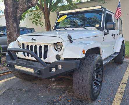 2015 Jeep Wrangler Unlimited for sale at BETHEL AUTO DEALER, INC in Miami FL
