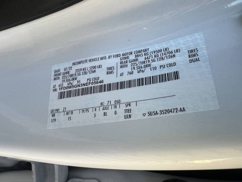 2022 Ford F-550 Super Duty