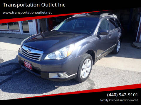 2011 Subaru Outback for sale at Transportation Outlet Inc in Eastlake OH