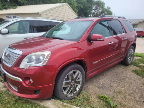 2012 GMC Acadia for sale at Hoskins Auto Sales in Hastings NE