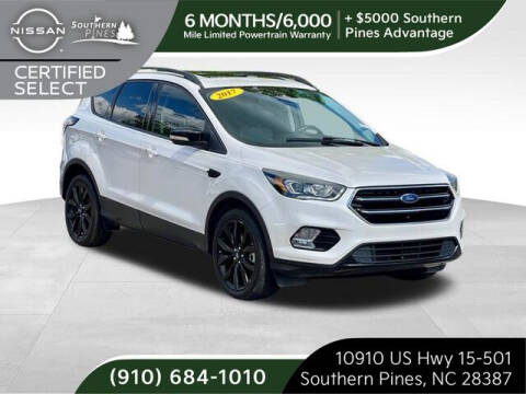 2017 Ford Escape for sale at PHIL SMITH AUTOMOTIVE GROUP - Pinehurst Nissan Kia in Southern Pines NC