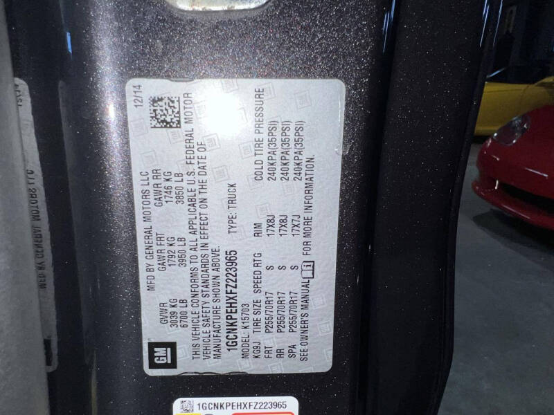 2015 Chevrolet Silverado 1500