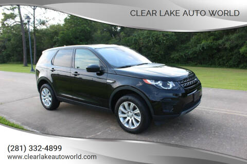 2016 Land Rover Discovery Sport for sale at Clear Lake Auto World in League City TX