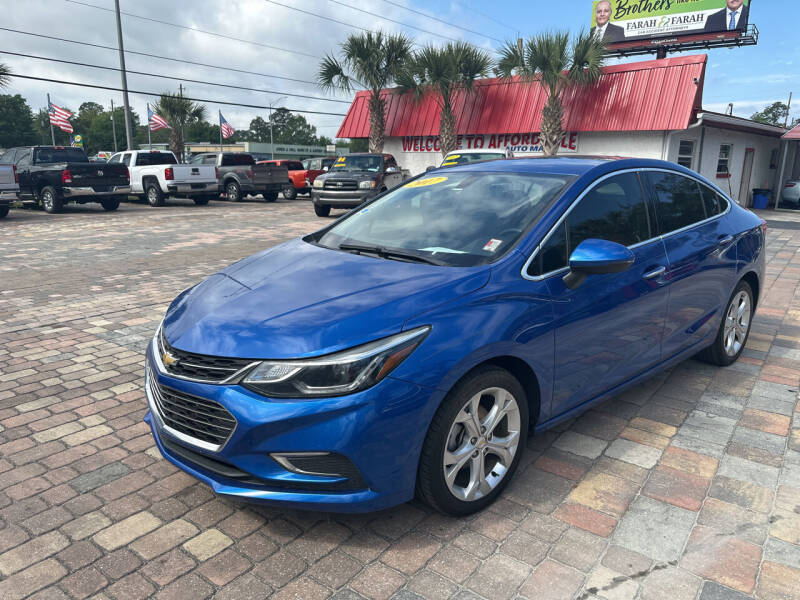 2017 Chevrolet Cruze for sale at Affordable Auto Motors in Jacksonville FL