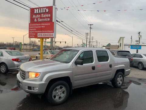 2012 Honda Ridgeline for sale at Hill's Auto Sales LLC in Bowling Green OH