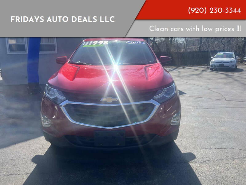 2018 Chevrolet Equinox for sale at Fridays Auto Deals LLC in Oshkosh WI
