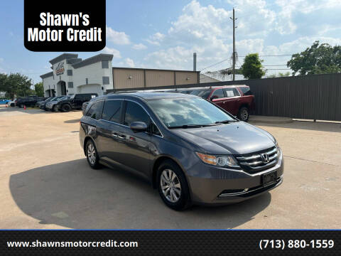 2016 Honda Odyssey for sale at Shawn's Motor Credit in Houston TX