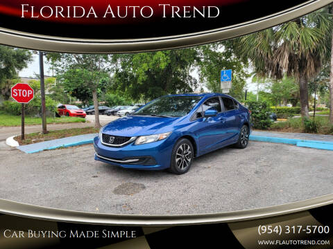 2015 Honda Civic for sale at Florida Auto Trend in Plantation FL