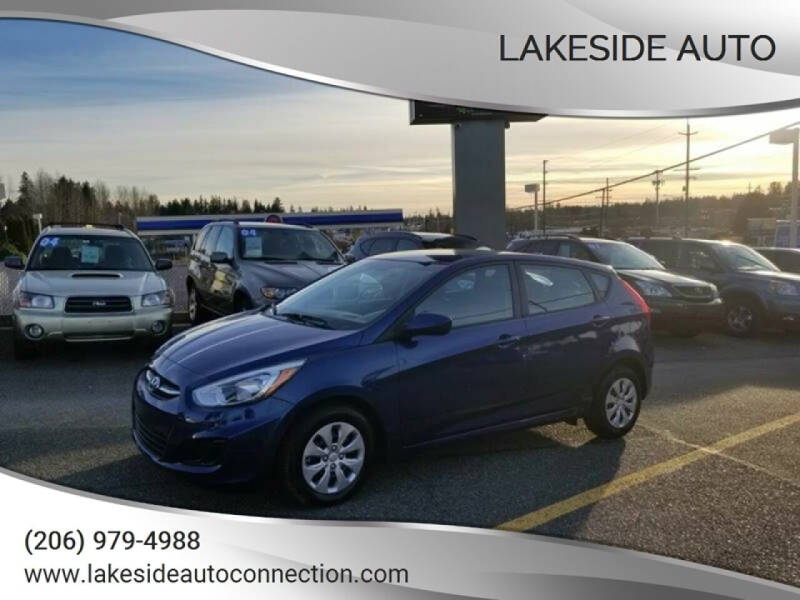 2017 Hyundai Accent for sale at Lakeside Auto in Lynnwood WA