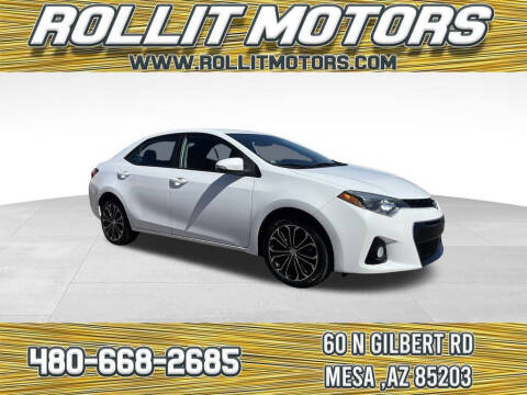 2016 Toyota Corolla for sale at Rollit Motors in Mesa AZ