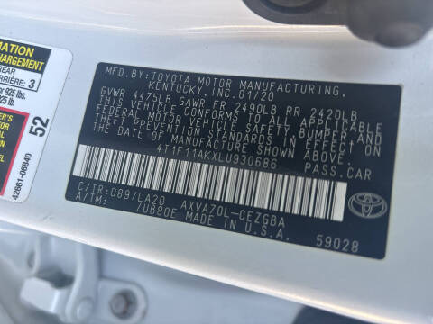 2020 Toyota Camry XLE