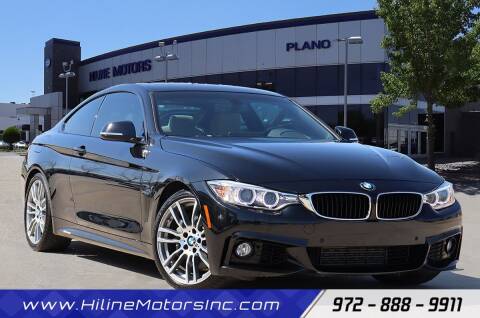 2016 BMW 4 Series for sale at HILINE MOTORS in Plano TX