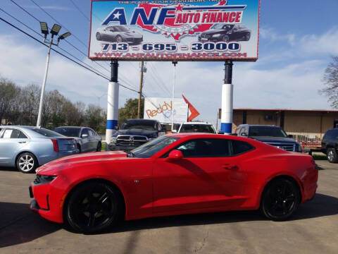 2019 Chevrolet Camaro for sale at ANF AUTO FINANCE in Houston TX