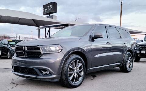 2018 Dodge Durango for sale at Elite Motors in El Paso TX
