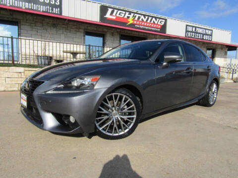 2014 Lexus IS 250 for sale at Lightning Motorsports in Grand Prairie TX