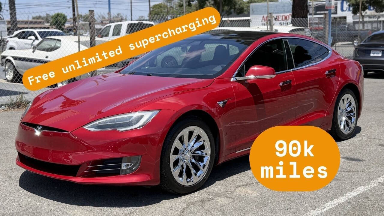 Beige 2016 Tesla Model S 75D AWD 75D 4dr Liftback (midyear release) 1