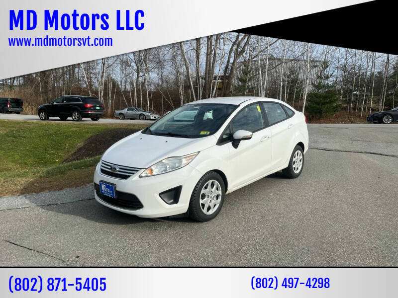 2013 Ford Fiesta for sale at MD Motors LLC in Williston VT
