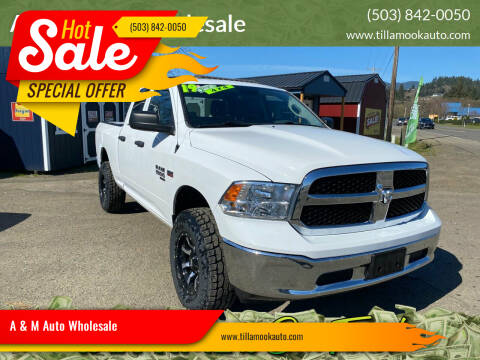 2019 RAM 1500 Classic for sale at A & M Auto Wholesale in Tillamook OR