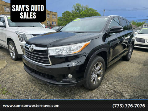 2015 Toyota Highlander for sale at SAM'S AUTO SALES in Chicago IL