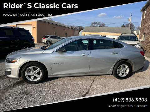 2019 Chevrolet Malibu for sale at Rider`s Classic Cars in Millbury OH
